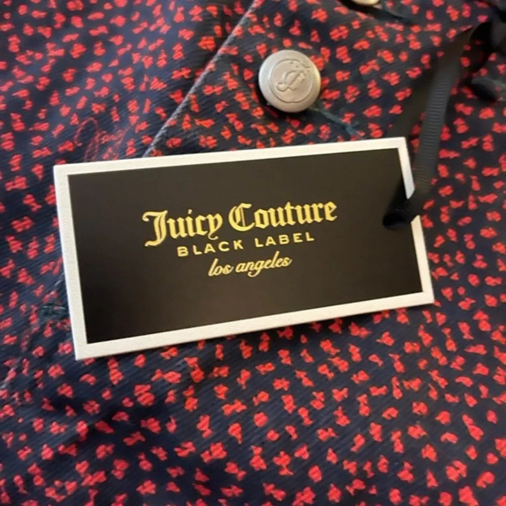 Juicy Couture Laurel Ditsy Printed Denim Shorts - Picture 7 of 13